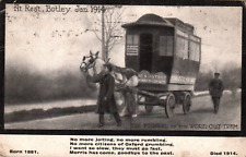 At Rest Botley Funeral Worn Out Tram 1914 Oxford England Vintage Postcard picture