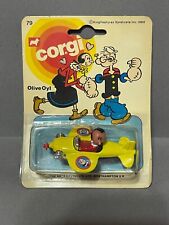 Vintage Corgi Olive Oyl in plane (from Popeye) #70 (on original card) picture