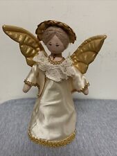 Vintage House of Hatten Fabric Angel Christmas Tree Topper picture