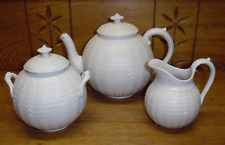 Antique Willam Brownfield WB Cobridge Teapot Sugar & Creamer - Argyle - As Seen picture