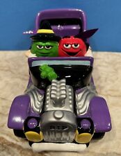 M&Ms - 2003 - Ceramic Galerie Halloween Candy Dish - Purple  Classic Hot Rod Car picture