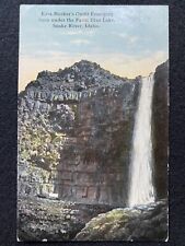 Twin Falls Idaho ID Ezra Meeker At Blue Lake Antique Photo Postcard picture