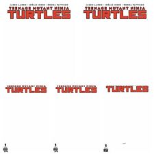 5 Pack Teenage Mutant Ninja Turtles #1 Blank Sketch IDW PRESALE 7/24 TMNT 2024 picture