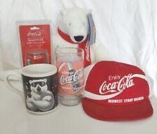 Lot of 5 Vintage Coca Cola  Collectibles PLUSH SHARPENER HAT GLASS MUG picture