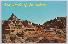 Postcard Bad Lands Kodaka South Dakota picture