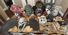 Vintage Halloween Mask Lot Damaged Illusive Concepts SEE BELOW picture