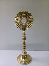 Antique Bronze Monstrance Size 15 Tall picture