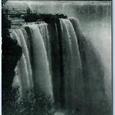 c1900s NY UDB Horseshoe Falls from Goat Island +Unposted Stamp Wild Pcellas A206 picture