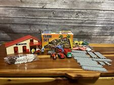 Vintage Farm Set Miniature Plastic Toy Play Set picture
