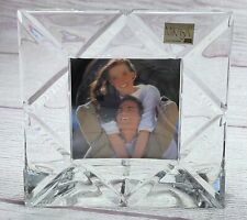 Mikasa Cut Crystal Square Photo Frame 5 7/8” With Sticker picture