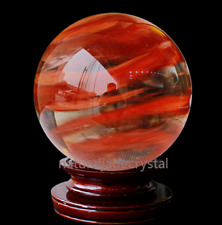Natural Watermelon optimization Red quartzite Crystal Ball Polished 50-150mm picture