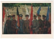 1982 WW2 Warsaw Pact. Red Banners. Against NATO Militaria OLD Russian Postcard picture