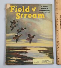 Vintage January 1945 Field & Stream Magazine Mallard Duck Cover picture