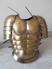 Christmas Brass Antique Medieval Muscle Armour Jacket W/Shoulders Reproduction picture