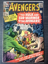 Avengers #3 (1964) Silver Age Marvel Comic Book 3rd app KEY Stan Lee Jack Kirby picture
