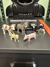 Schleich Baby Farm Animal Lot Donkey Piglet Puppy Calf Calves Lot of 5 picture