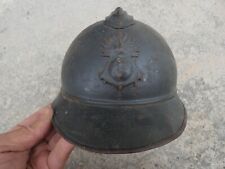 WW1 Original French Colonial Troop Helmet Mle 1915 without Liner picture