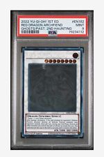 2022 Yu-Gi-Oh 1st Edition Ghosts/Past: 2nd Haunting Red Dragon Archfiend PSA 9 picture