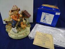 Hummel Goebel MILENNIUM HARVEST Scape & LITTLE FARM HAND #1497 Figurine w Boxes picture
