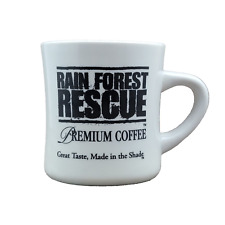 RAIN FOREST RESCUE Mug National Arbor Day Foundation Souvenir Heavy Thick Wall  picture