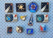 Soviet Space Mission MARS 60-73 Vintage Proton-K Rocket Molniya Original Badges picture