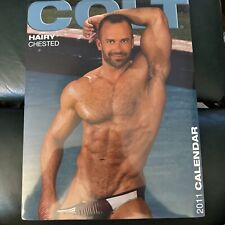 COLT Hairy Chested Men CALENDAR 2011 GAY Art Photo Male Beefcake Sealed Poster picture