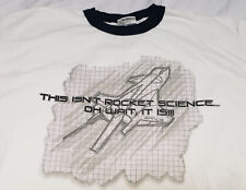 Rare Vintage Walt Disney World Mission Space Rocket Science Ringer T Shirt XL picture