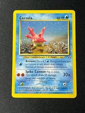 Pokemon Neo Discovery Corsola Uncommon 37/75 - Near Mint Condition Card English picture
