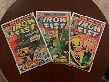 (Lot of 3 Comics) Iron Fist #2 #6 #8 (Marvel 1975) John Byrne 1st Golden Tigers picture