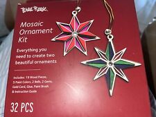 Brea Reese Mosaic Christmas Star Ornament Kit 32 Pieces Enough To Create 2 New picture