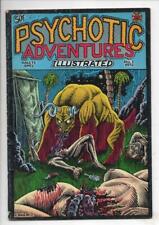 PSYCHOTIC ADVENTURES  #1, VG+, Underground Dallas, 1972, 1st, more UG in store  picture