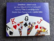 Vintage Playing Cards Double Deck  Set The Lundquists  Austria Made picture