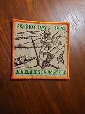 BSA Boy Scouts Patch /  1974 DANIEL BOONE  HOMESTEAD  picture