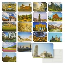 40 Pack Bulk Travel Postcards From Around the World for Mailing, 4 x 6 In picture