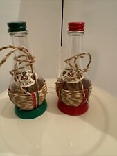 Vintage Italian Swiss Colony Tipo Miniature Wine Bottle Salt and Pepper Shakers picture