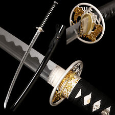 1095 High Carbon Steel Japanese Samurai Katana Sword Full Tang Sharp Blade picture