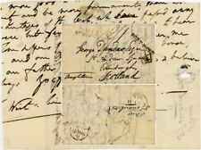 FRANCE 1831 DE LA MAISON DU ROI PORT PAYE to SCOTLAND + 1/2d PART ENTIRE picture