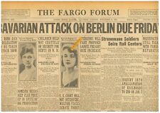 Beer Hall Munich Putsch Bavarian Attack on Berlin November 8 1923 Original B5 picture