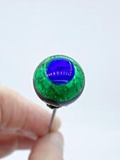Gorgeous Antique 15 mm Peacock Eye Hatpin picture