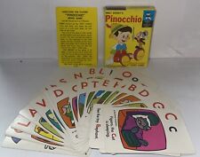 Vintage Ed-U-Cards Walt Disney’s Pinocchio Educational Card Game Complete picture