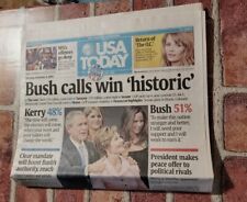 USA TODAY THIRSDAY NOV 4, 2004 BUSH WINS ELECTION picture