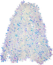 Christmas Tinsel Garland Iridescent Metallic 20Ft/6M Hanging Garland for Christm picture