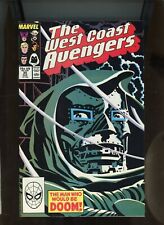 West Coast Avengers Marvel #35 in Near Mint condition CB-3 picture