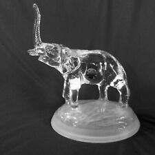 Elephant Figurine Leaded Glass Crystal D’ Arques Made In France Vintage picture