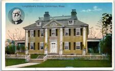 Postcard Longfellow's Home Cambridge Massachusetts USA North America picture