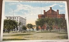 Madison WI UW Gymnasium and YMCA Building White Border Postcard Wisconsin picture