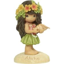 Precious Moments Aloha, Hawaiian Girl Resin Figurine 173445 picture