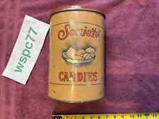 Imperial Candy Co. Seattle USA antique RARE tin LARGE / Société Candies Vintage picture