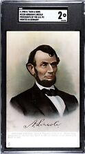 1905 Abraham Lincoln - R Tuck & Sons Presidents Postcard SGC 2, psa pop 0 picture