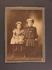 Vintage black & white photograph of kids picture